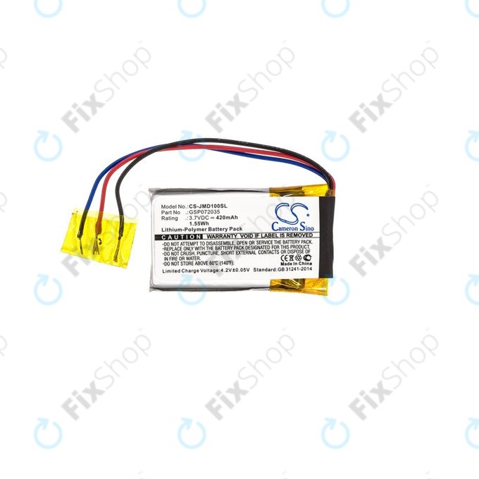 JBL Go - Battery GSP072035 Li-Pol 420mAh HQ