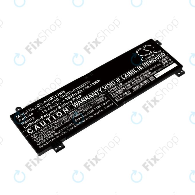 Battery for Asus ROG Strix G15, G17, 3500mAh, Li-Pol, 15.48V, C41N2010, HQ