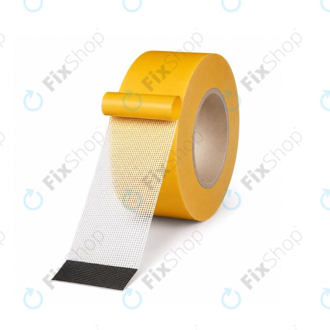 Double-sided mesh adhesive tape, 20mm x 20m, transparent