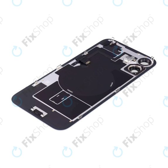 Apple iPhone 16 - Rear Housing Glass + Camera Lens + Metal Plate + Magsafe Magnet (Ultramarine)