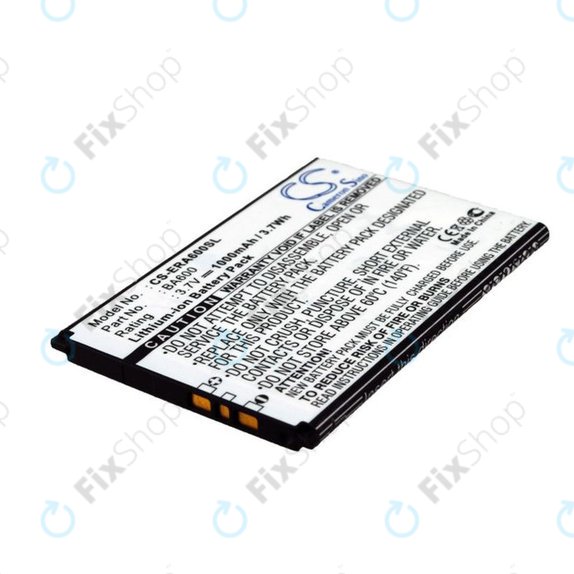 Battery for Sony Ericsson Kumquat, ST25, ST25i, Xperia U, 1000mAh, Li-Ion, 3.7V, BA600, HQ