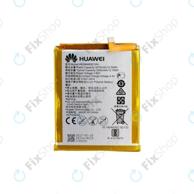 Huawei Honor 6X (BLN-L21) - Battery HB386483ECW 3340mAh - 24022033 Genuine Service Pack
