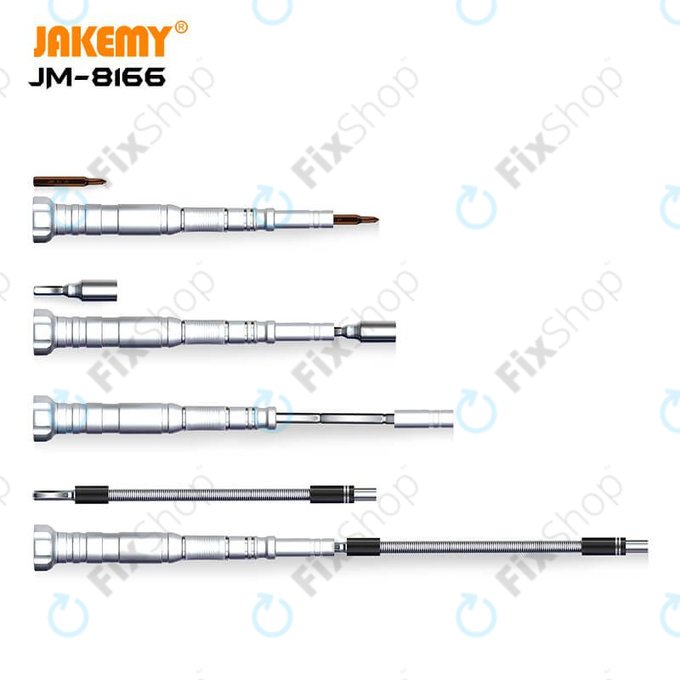 Jakemy JM-8166 - Multifunctional Screwdriver Toolkit 61in1