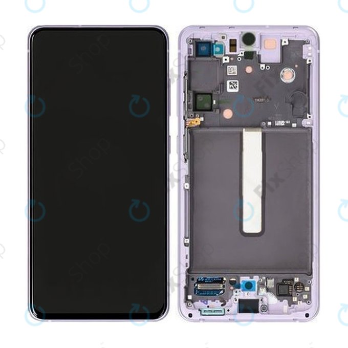 Samsung Galaxy S21 FE G990B - LCD Display + Touch Screen + Frame (Violet) - GH82-26414D, GH82-26420D, GH82-26590D Genuine Service Pack