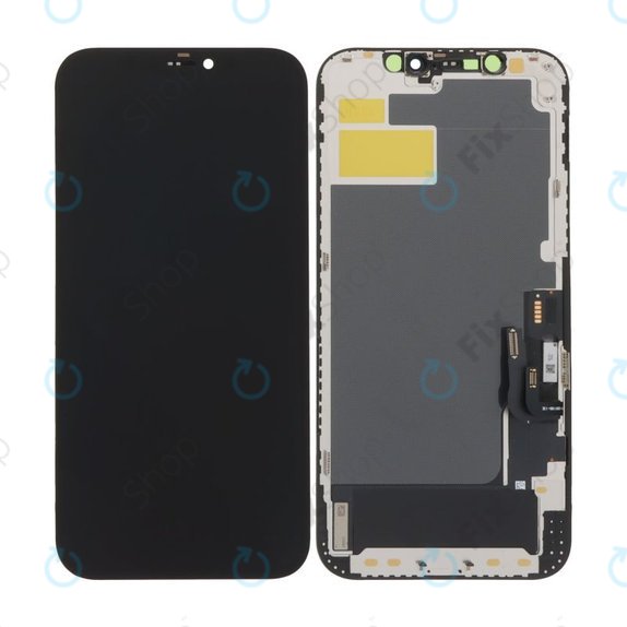 Display Soft OLED for iPhone 12, 12 Pro, Touch Screen with Frame, DIAGNOSTIC