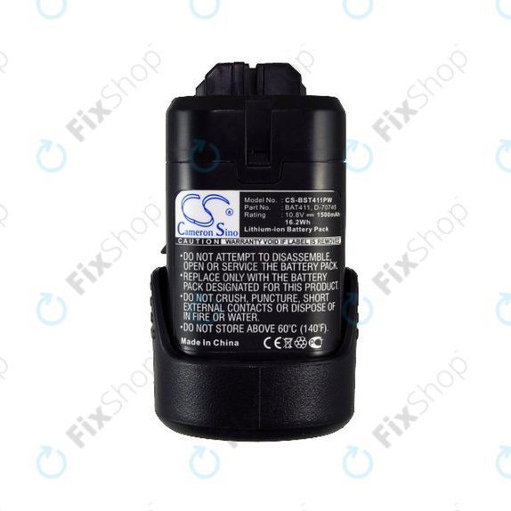 Battery for Bosch GOP 10.8V, 1500mAh, Li-Ion, 10.8V, BAT411, BAT413, HQ