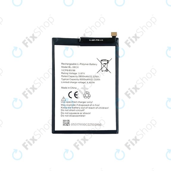 Infinix Hot 10i - Battery BL-58CX 6000mAh