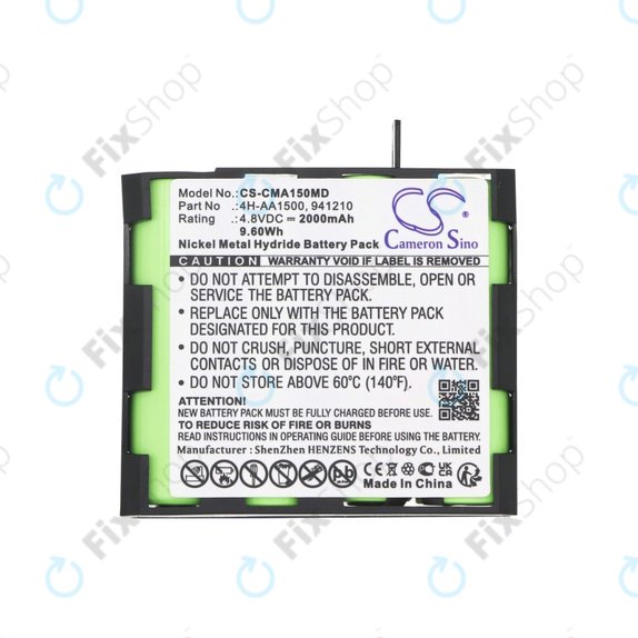 Battery for Compex MI-Fitness, 2000mAh, Ni-MH, 4.8V, 941213, HQ