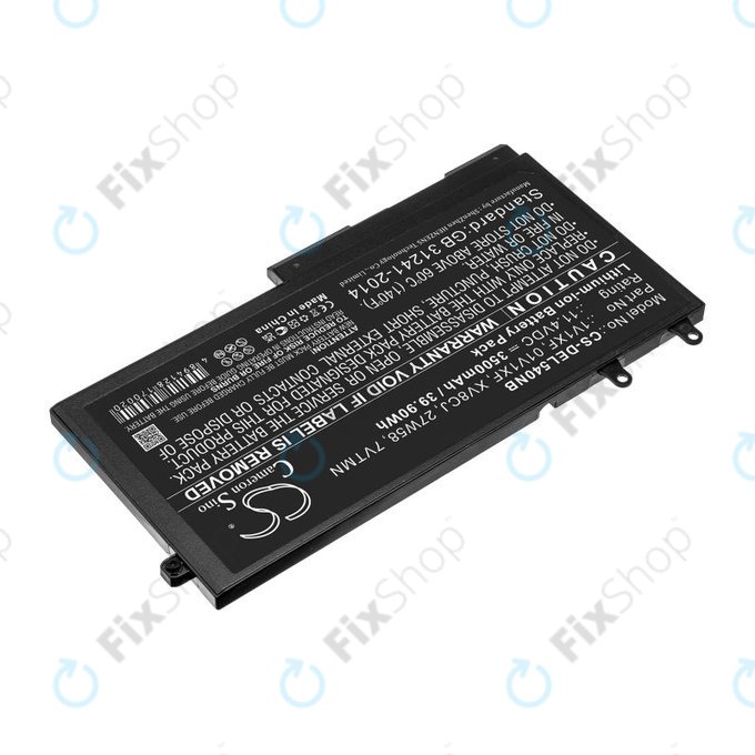 Battery for Dell Latitude 5400, Inspiron 7591 2-in-1, 3500mAh, Li-Ion, 11.4V, XV8CJ, HQ