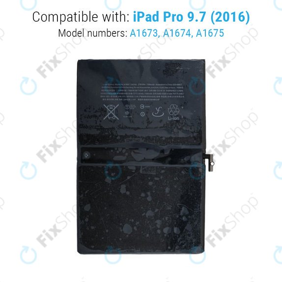 Battery for iPad Pro 9.7" (2016), 7306mAh