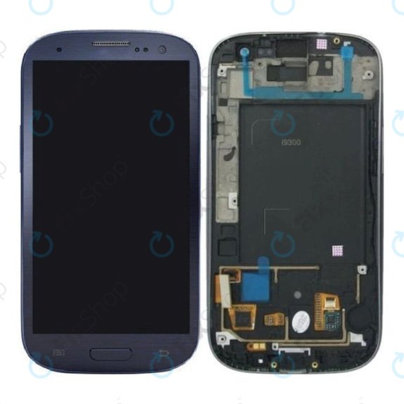Samsung Galaxy S3 i9300 - LCD Display + Touch Screen + Frame (Pebble Blue) OLED