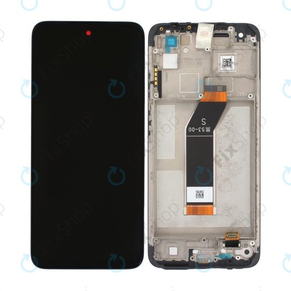 Xiaomi Redmi 10 (2022) - LCD Display + Touch Screen + Frame (Black) TFT