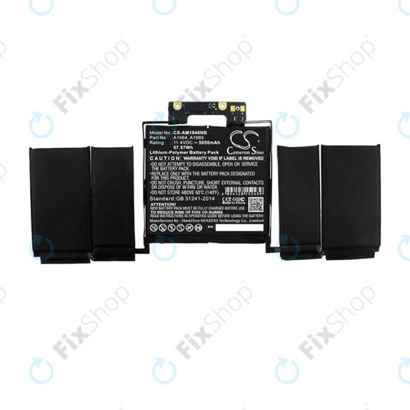 Apple MacBook Pro 13" A1989 (2018 - 2019), A2251 (2020) - Battery A1964 5050mAh HQ