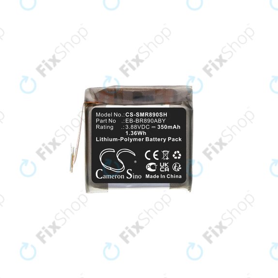 Battery for Samsung Galaxy Watch4 Classic 46 mm, 350mAh, Li-Pol, 3.88V, EB-BR890ABY, HQ