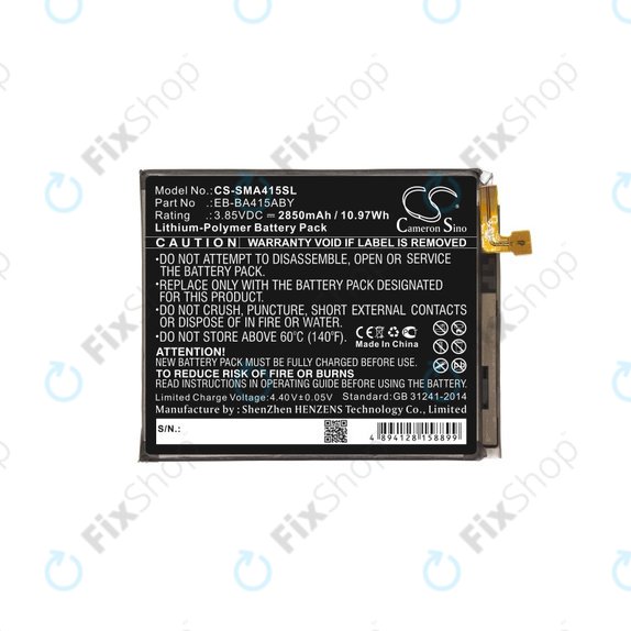 Samsung Galaxy A41 A415F - Battery EB-BA415ABY 2850mAh HQ