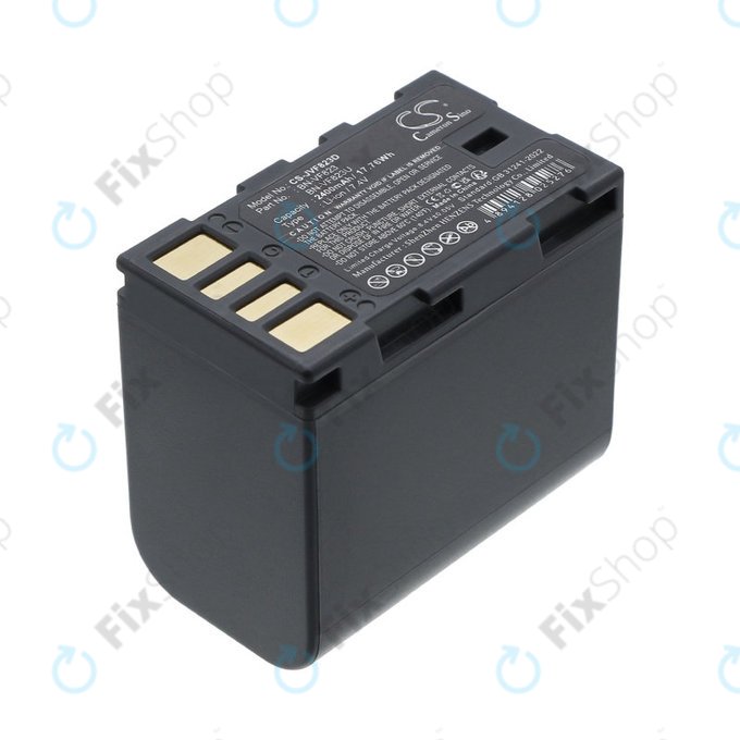 Battery for JVC EX-Z2000, GR-D720, D740, D750, D770, 2400mAh, Li-Ion, 7.4V, BN-VF823, HQ
