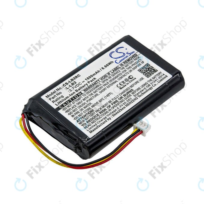 Battery for Logitech MX1000, 1800mAh, Li-Ion, 3.7V, L-LB2, HQ