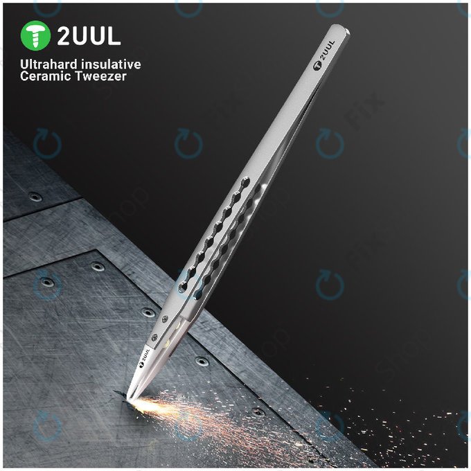 Precision Tweezer, Ceramic Insulated, 2UUL TW31