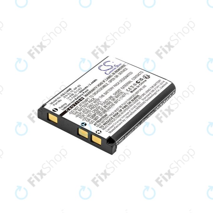 Battery for Olympus MJU, AGFA Optima, Praktica Luxmedia, 660mAh, Li-Ion, 3.7V, LI-42B, HQ
