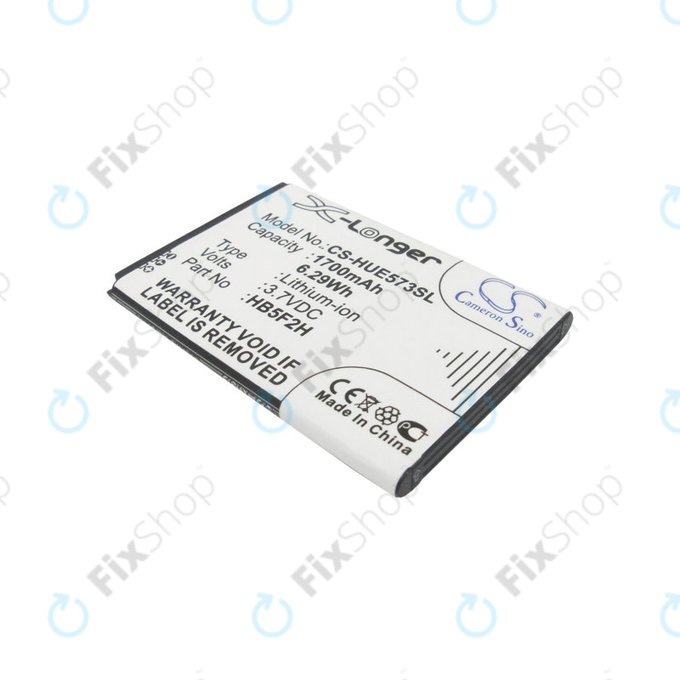 Battery for Huawei E5330, 1700mAh, Li-Ion, 3.7V, HB5F2H, HQ