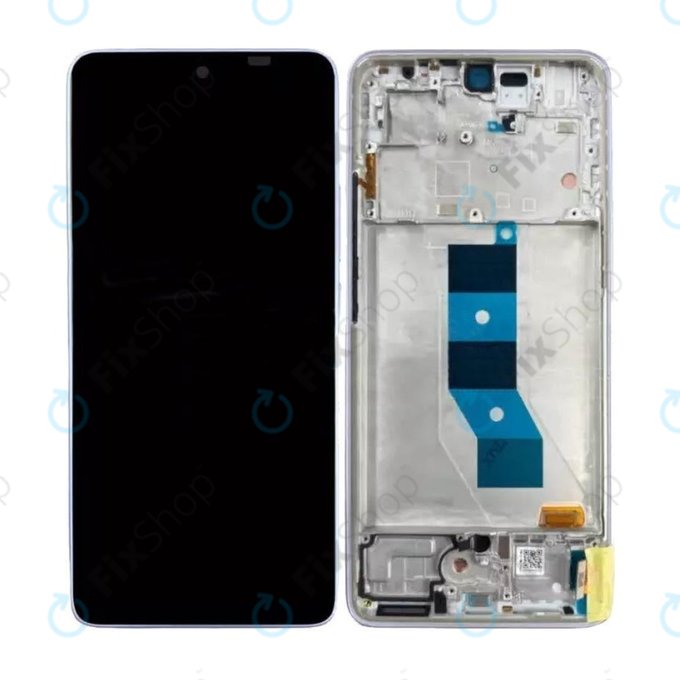 Xiaomi Poco M7 Pro 5G - LCD Display + Touch Screen + Frame (Purple) - 5600080O17P00 Genuine Service Pack