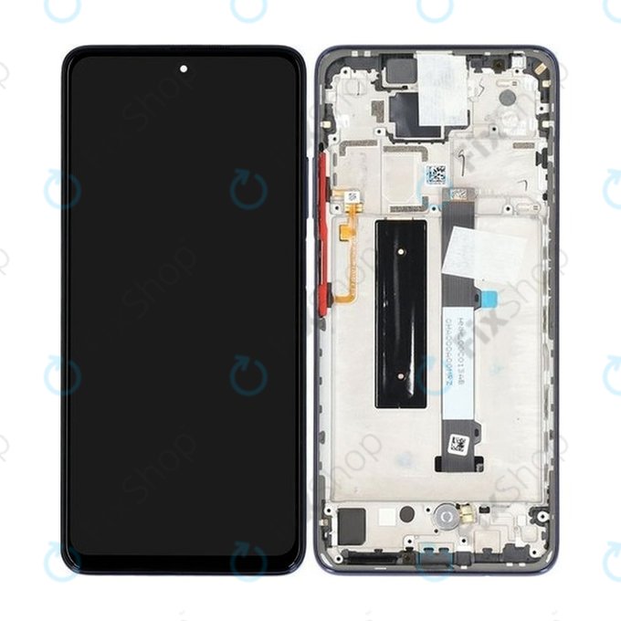Xiaomi Mi 10T Lite 5G - LCD Display + Touch Screen + Frame (Atlantic Blue) - 5600030J1700, 5600090J1700 Genuine Service Pack