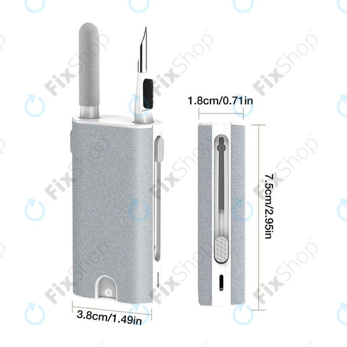 Multifuncional Phone & Earphone Cleaner Brush Kit 5in1