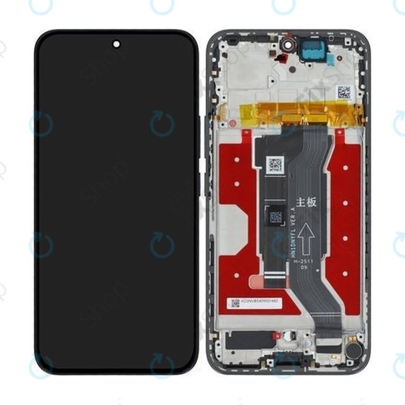Honor 400 - LCD Display + Touch Screen + Frame (Midnight Black) - 0235APNR Genuine Service Pack