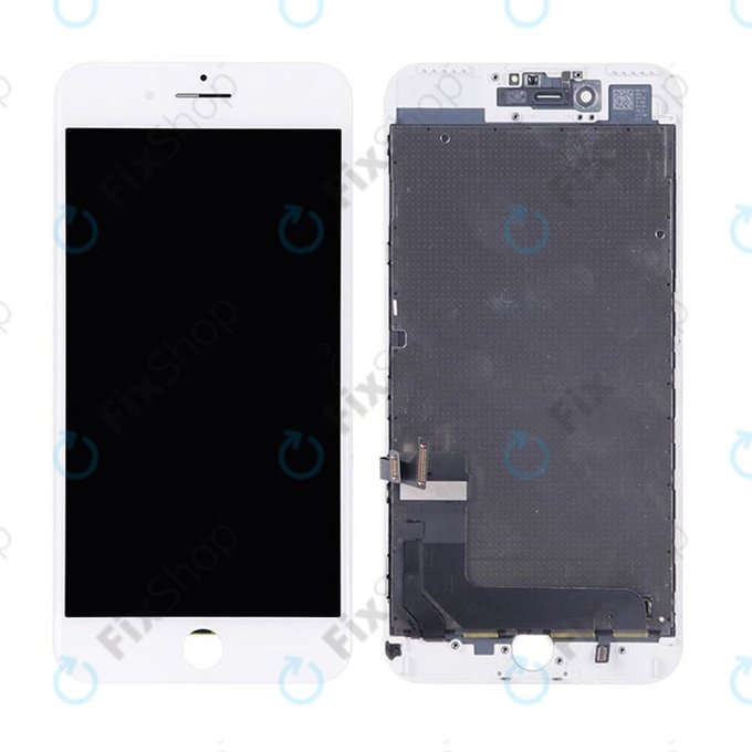 Display for iPhone 7 Plus, White, Touch Screen with Frame, Refurbished