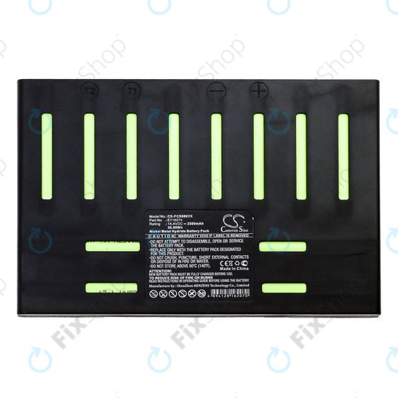Battery for Proscenic 902 Nono, Pro Coco, Robojet Air, 2500mAh, Ni-MH, 14.4V, E718074, HQ