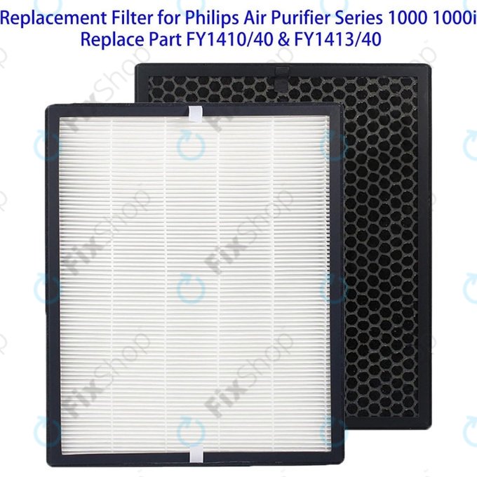 Philips 1000-series, 1000i-series, AC1214, AC1215, AC1217 - Filter set (HEPA + Activated carbon)