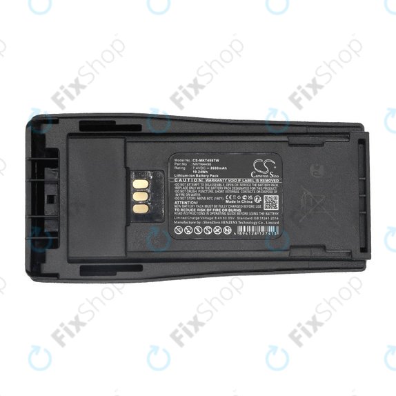 Battery for Motorola CP, EP, GP, 2600mAh, Li-ion, 7.4V, NNTN4496, HQ