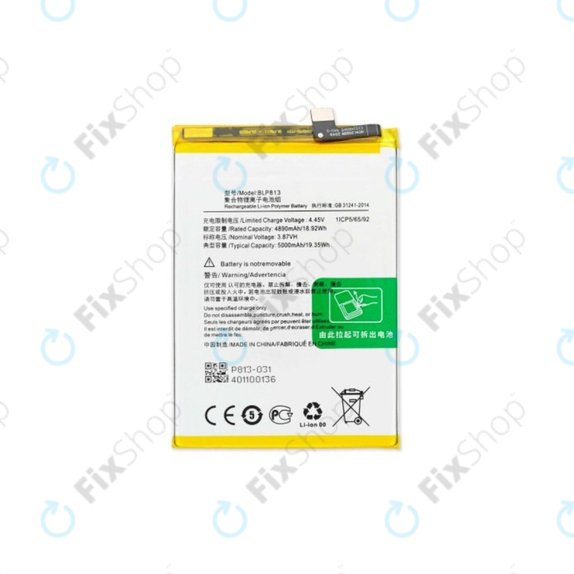 OnePlus Nord CE 3 Lite - Battery BLP813 5000mAh