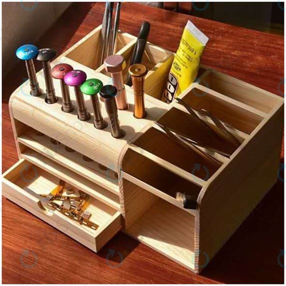 Tool Guide - Wooden Storage Box