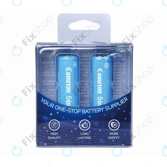 Battery 14430 with mounting plates, 650mAh, Li-Ion, 3.7V, HQ