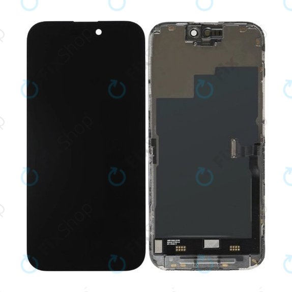 Display Soft OLED for iPhone 16 Plus, Touch Screen with Frame, FixPremium
