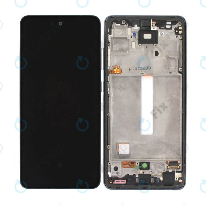 Samsung Galaxy A52 A525F, A526B - LCD Display + Touch Screen + Frame (Awesome Black) - GH82-25524A GH82-25526A, GH82-25754A, GH82-25602A Genuine Service Pack