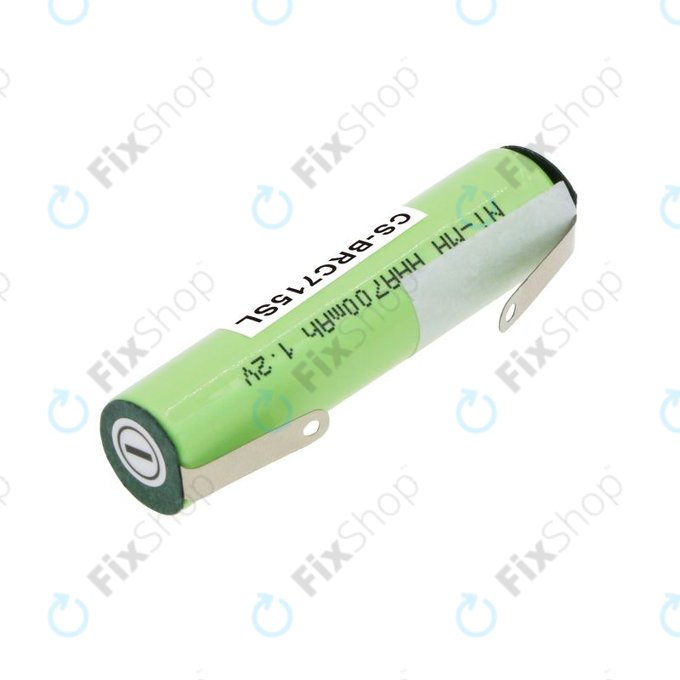 Battery for Philips Norelco QC5055, Braun FreeControl 1715, 700mAh, Ni-MH, 1.2V, 4HGAE-LFU, HQ