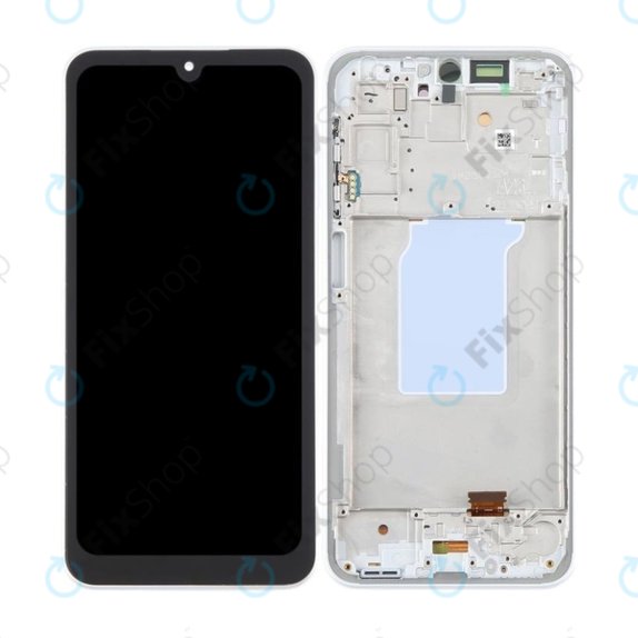 Samsung Galaxy A26 A266E - LCD Display + Touch Screen + Frame (White) OLED