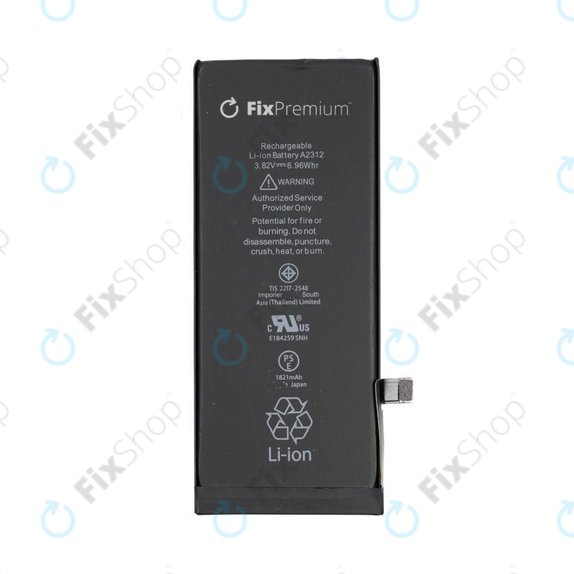 Battery for iPhone SE (2nd Gen 2020), 1821mAh, FixPremium