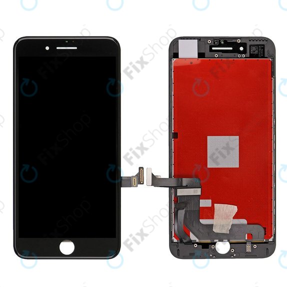 Display for iPhone 7 Plus, Black, Touch Screen with Frame, Refurbished