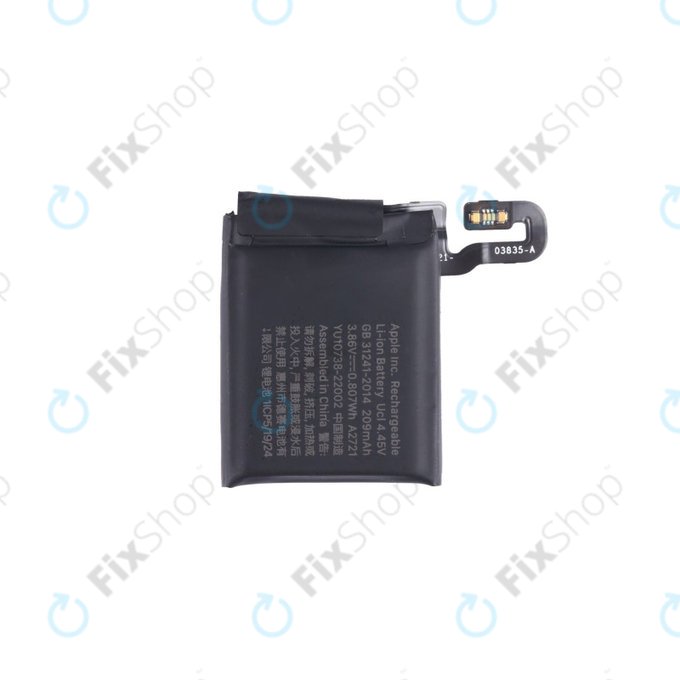 Battery for Apple Watch SE 2 40mm, 209mAh, A2721, Refurbished