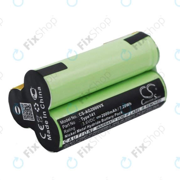 AEG Electrolux Junior 2.0 - Battery Type141 Ni-MH 3.6V 2000mAh HQ