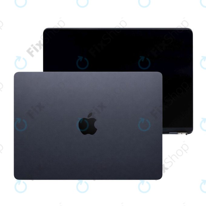 LCD display for MacBook Air 15", A3241 (2025), with front glass and cover, Midnight, 661-50131, Genuine Apple