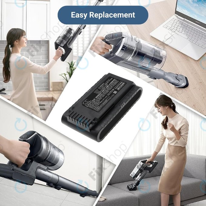 Samsung Jet 75, 75 Multi, 75 Premium, VS70, 90, VS9000 - Battery VCA-SBT90, VCA-SBT90E, DJ96-00221A Li-Ion 21.6V 2000mAh HQ