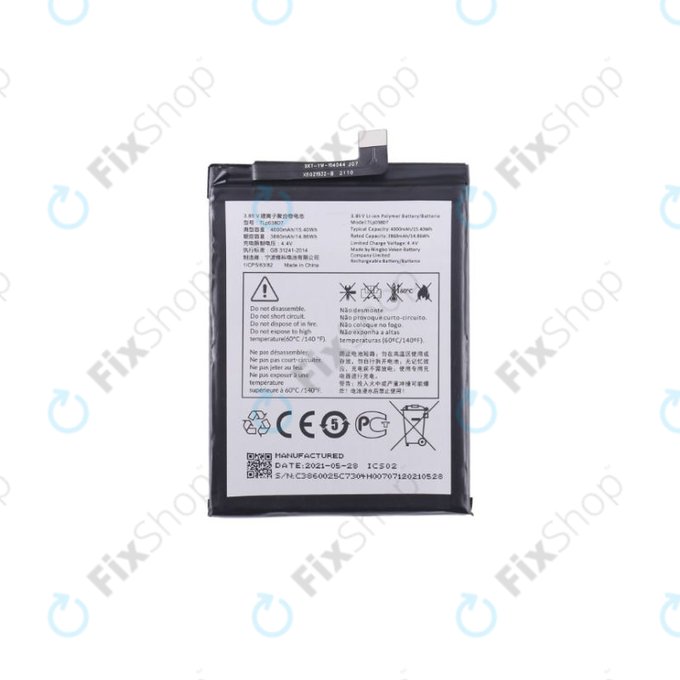 TCL 10L T770B T770H - Battery TLp038D7 4000mAh