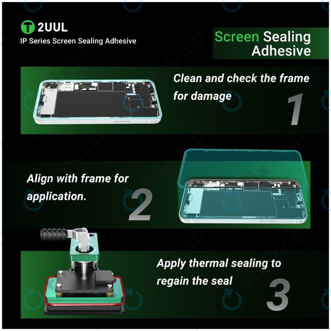 Sealing LCD Display Adhesive for iPhone Air, 2UUL SA17A, (5pcs)