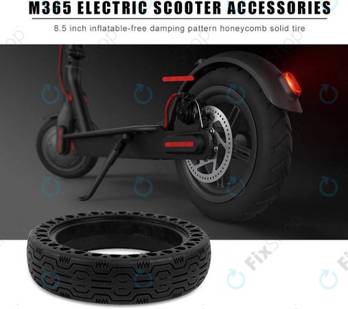 Xiaomi Mi Electric Scooter 1S, Essential, Pro, Pro 2 - Durable Solid Tubeless Tire with | FixShop