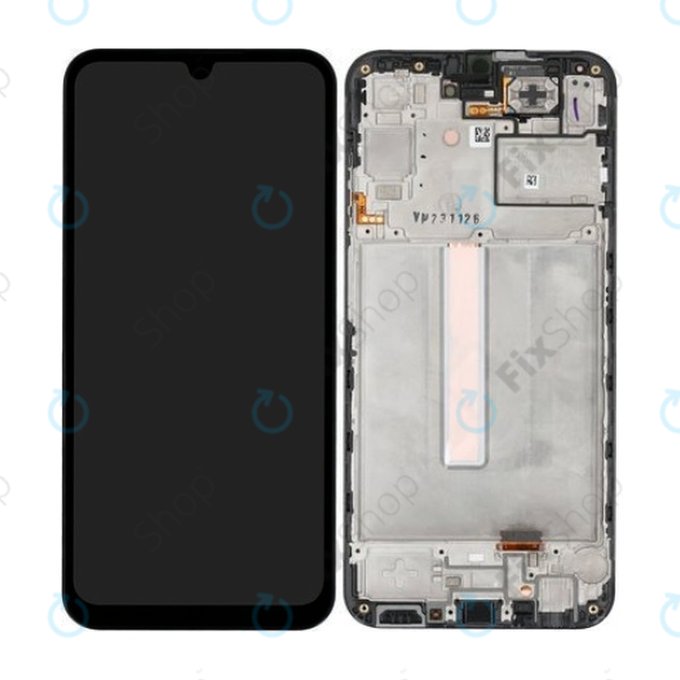 Samsung Galaxy A25 A256B - LCD Display + Touch Screen + Frame (Black) - GH82-33214A Genuine Service Pack