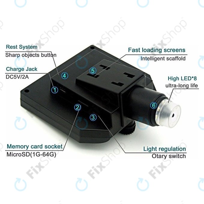 Wi-Fi Portable Digital Microscope / Camera / Magnifier (1080p)